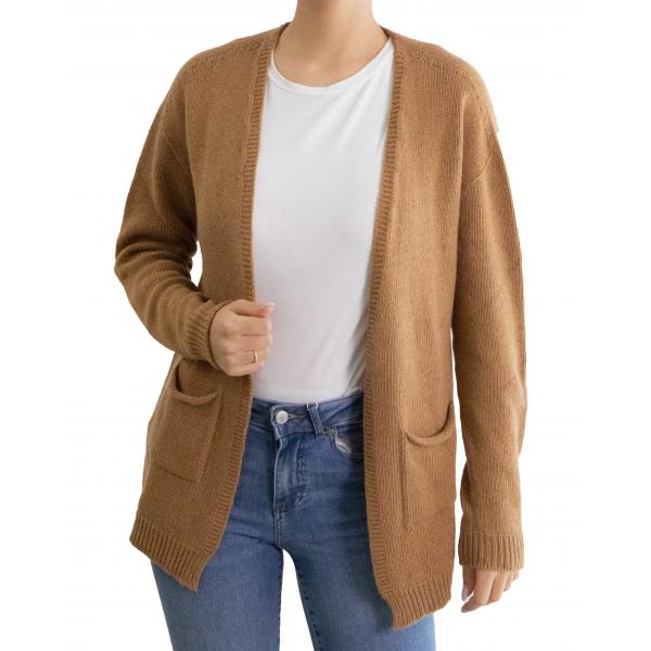 Cardigan lungo aperto